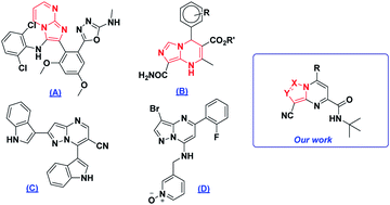 Graphical abstract: Unusual rearrangement of imidazo[1,5-a]imidazoles and imidazo[1,2-b]pyrazoles into imidazo[1,5-a]pyrimidines and pyrazolo[1,5-a]pyrimidines