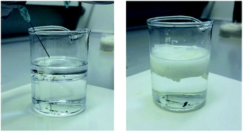 Graphical abstract: In situ formation of low molecular weight organogelators for slick solidification