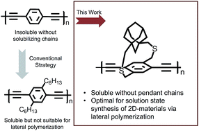 Graphical abstract: β-Strand inspired bifacial π-conjugated polymers