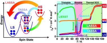 Graphical abstract: Light- and temperature-assisted spin state annealing: accessing the hidden multistability