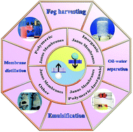 Graphical abstract: Superwetting Janus membranes: focusing on unidirectional transport behaviors and multiple applications