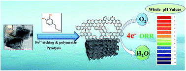 Graphical abstract: Atomically dispersed Fe–Nx active sites within hierarchical mesoporous carbon as efficient electrocatalysts for the oxygen reduction reaction