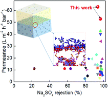 Graphical abstract: Hydrogel assisted interfacial polymerization for advanced nanofiltration membranes