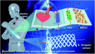 Graphical abstract: An adaptive ionic skin with multiple stimulus responses and moist-electric generation ability