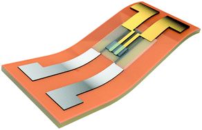 Graphical abstract: A novel approach to a fully inkjet printed SnO2-based gas sensor on a flexible foil