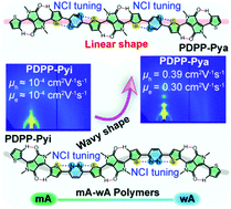 Graphical abstract: All-acceptor polymers with noncovalent interactions for efficient ambipolar transistors