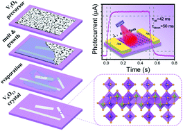 Graphical abstract: Growth dynamics and photoresponse of the Wadsley phase V6O13 crystals