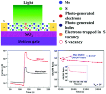 Graphical abstract: High-performance optoelectronic memory based on bilayer MoS2 grown by Au catalyst