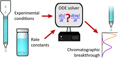 Graphical abstract: Development of a numerical simulation method for modelling column breakthrough from extraction chromatography resins