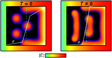 Graphical abstract: Turing patterns modulation by chemical gradient in isothermal and non-isothermal conditions
