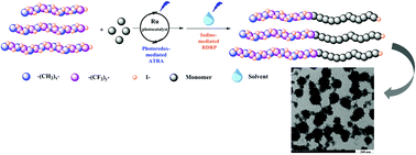 Graphical abstract: Photocontrolled iodine-mediated reversible-deactivation radical polymerization with a semifluorinated alternating copolymer as the macroinitiator