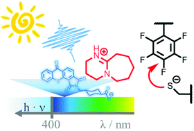 Graphical abstract: Visible light enabled para-fluoro-thiol ligation