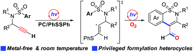 Graphical abstract: Photocatalyzed formal carbooxygenation of terminal alkynes