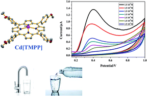 Graphical abstract: Development of a new bisphenol A electrochemical sensor based on a cadmium(ii) porphyrin modified carbon paste electrode