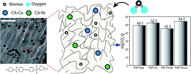 Graphical abstract: Polysulfone metal-activated carbon magnetic nanocomposites with enhanced CO2 capture