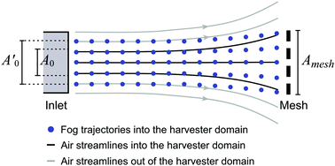 Graphical abstract: Clogged water bridges for fog harvesting