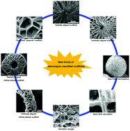 Graphical abstract: New forms of electrospun nanofiber materials for biomedical applications