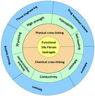 Graphical abstract: Functional silk fibroin hydrogels: preparation, properties and applications