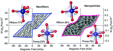 Graphical abstract: Unusual magnetic ordering transitions in nanoscale biphasic LuFeO3: the role of the ortho–hexa phase ratio and the local structure