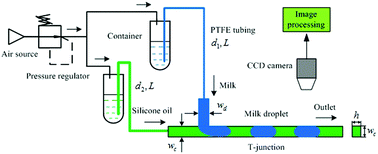 Graphical abstract: Quantitative measurements of the somatic cell count of fat-free milk based on droplet microfluidics