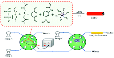 Graphical abstract: Fabrication of functional group-rich monoliths for magnetic field-assisted in-tube solid phase microextraction of inorganic selenium species in water samples followed by online chromatographic determination