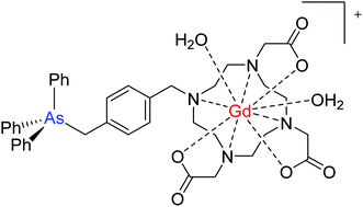 Graphical abstract: Selective delivery of remarkably high levels of gadolinium to tumour cells using an arsonium salt