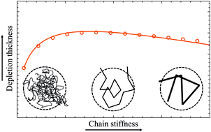 Graphical abstract: The depletion thickness in solutions of semi-flexible polymers near colloidal surfaces: analytical approximations