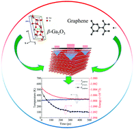 Graphical abstract: Interfacial thermal transport of graphene/β-Ga2O3 heterojunctions: a molecular dynamics study with a self-consistent interatomic potential