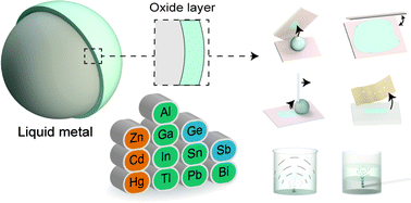 Graphical abstract: Liquid metals: an ideal platform for the synthesis of two-dimensional materials