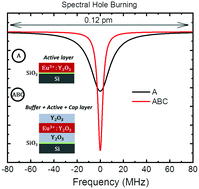 Graphical abstract: Controlling the interfacial reactions and environment of rare-earth ions in thin oxide films towards wafer-scalable quantum technologies