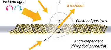 Graphical abstract: Orientation dependence of optical activity in light scattering by nanoparticle clusters