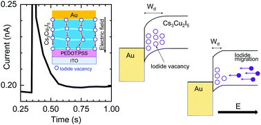 Graphical abstract: Asymmetric carrier transport in flexible interface-type memristor enables artificial synapses with sub-femtojoule energy consumption