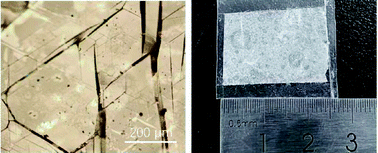 Graphical abstract: Synthesis of centimeter-scale high-quality polycrystalline hexagonal boron nitride films from Fe fluxes