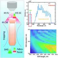 Graphical abstract: Single GaP nanowire nonlinear characterization with the aid of an optical trap