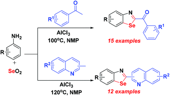 Graphical abstract: Lewis acid-promoted formation of benzoselenazole derivatives using SeO2 as a selenium source