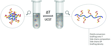 Graphical abstract: Oxazoline-methacrylate graft-copolymers with upper critical solution temperature behaviour in Yubase oil
