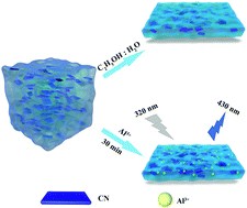 Graphical abstract: Carbon nitride initiated photopolymerization into a luminescent elastomer hydrogel