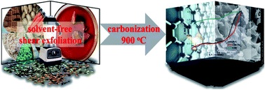 Graphical abstract: Rational design and solvent-free synthesis of iron-embedded 2D composite materials derived from biomass for efficient oxygen reduction reaction