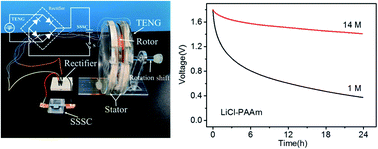 Graphical abstract: Hydrogels with highly concentrated salt solution as electrolytes for solid-state supercapacitors with a suppressed self-discharge rate