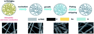 Graphical abstract: Circumferential Li metal deposition at high rates enabled by the synergistic effect of a lithiophilic and ionic conductive network