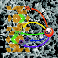 Graphical abstract: Submicron particles of Ga-substituted strontium hexaferrite obtained by a citrate auto-combustion method