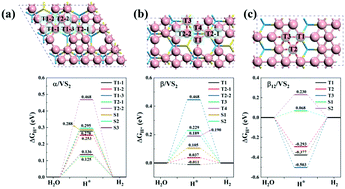 Graphical abstract: Designed borophene/TMDs hybrid catalysts for enhanced hydrogen evolution reactions