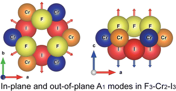Graphical abstract: Group theory analysis of phonons in monolayer chromium trihalides and their Janus structures