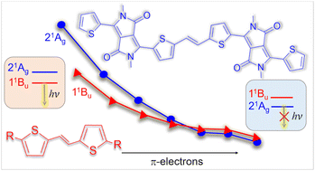 Graphical abstract: Using diketopyrrolopyrroles to stabilize double excitation and control internal conversion