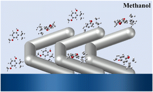 Graphical abstract: Molecular–substrate interaction on dynamic SERS detection of butylated hydroxyanisole on a silver nano-tripod substrate