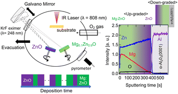 Graphical abstract: Impact of band-gap graded structures artificially implemented in Mg–ZnO epitaxial films on photoelectrochemical properties