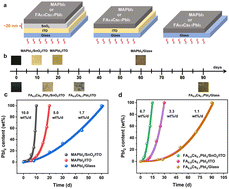 Graphical abstract: Thermal instability originating from the interface between organic–inorganic hybrid perovskites and oxide electron transport layers