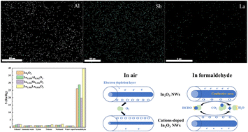 Graphical abstract: Enhanced formaldehyde gas-sensing response based on indium oxide nanowires doped with same-valence metal cations