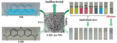 Graphical abstract: In situ formation of gold nanoparticles@supramolecular hydrogels with ultra-fast catalytic reduction of dyes and excellent anti-bacterial properties