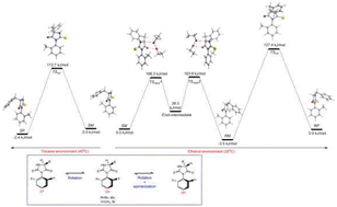 Graphical abstract: Solvent dependent hindered rotation versus epimerization in axially chiral thiohydantoin derivatives: an experimental and a computational study